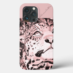De Jaguar (roze) Case-Mate iPhone Case