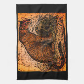 De jaguar theedoek (Verticaal)