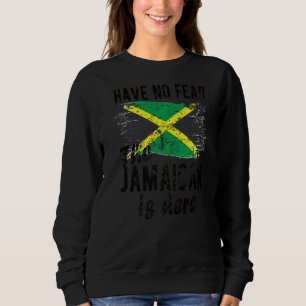 De Jamaicaan is hier Jamaica vlag Jamaicaanse wort Trui