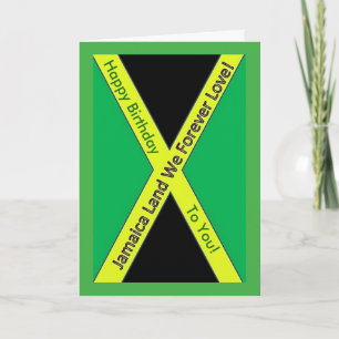 De Jamaicaanse Kaart van de Verjaardag