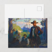 De James Brothers in Missouri door N.C. Wyeth Feestdagenkaart (Voorkant / Achterkant)