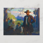 De James Brothers in Missouri door N.C. Wyeth Feestdagenkaart (Voorkant)