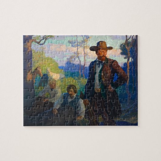 De James Brothers in Missouri door N.C. Wyeth Legpuzzel (Horizontaal)