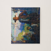 De James Brothers in Missouri door N.C. Wyeth Legpuzzel (Verticaal)