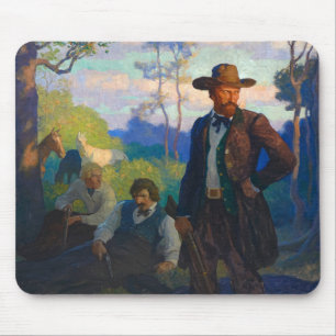 De James Brothers in Missouri door N.C. Wyeth Muismat