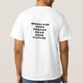 De James Tee Custom Personaliseer Elke Naam 04B T-shirt (Achterkant)