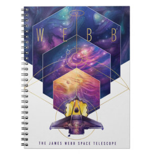 De James Webb Space Telescope Illustratie Notitieboek