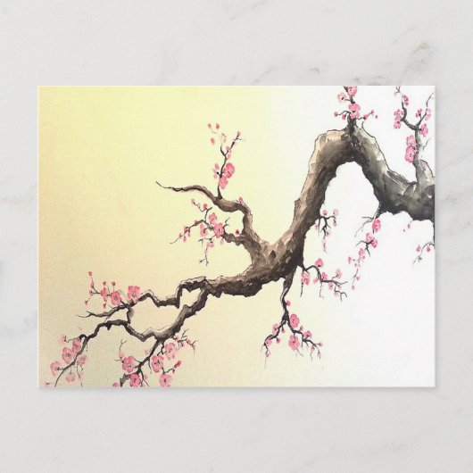 De Japanse Bloesems van de Kers Briefkaart (Voorkant)