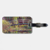 De Japanse Bridge Claude Monet cool, oud, meester Bagagelabel (Achterkant horizontaal)