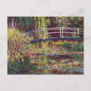 De Japanse Bridge Claude Monet cool, oud, meester Briefkaart