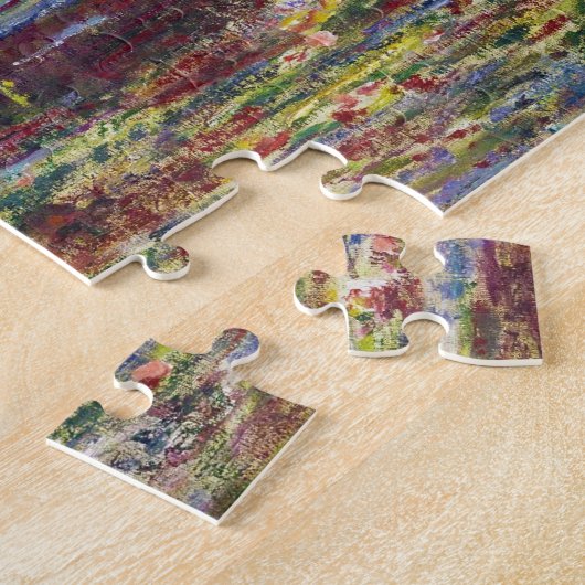De Japanse Bridge Claude Monet cool, oud, meester Legpuzzel (Zijkant)