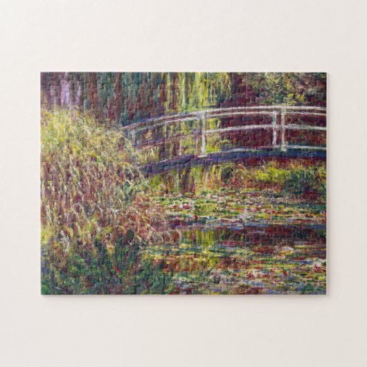De Japanse Bridge Claude Monet cool, oud, meester Legpuzzel (Horizontaal)