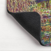 De Japanse Bridge Claude Monet cool, oud, meester Muismat (Hoek)