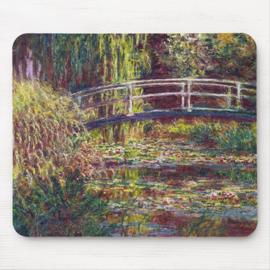 De Japanse Bridge Claude Monet cool, oud, meester Muismat (Voorkant)
