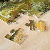 De Japanse Bridge Claude Monet Fine Art Legpuzzel (Zijkant)