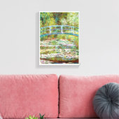 De Japanse brug 1899 Claude Monet Canvas Afdruk (Insitu (Woonkamer))
