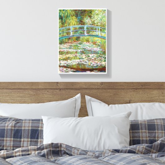 De Japanse brug 1899 Claude Monet Canvas Afdruk (Insitu (Slaapkamer))