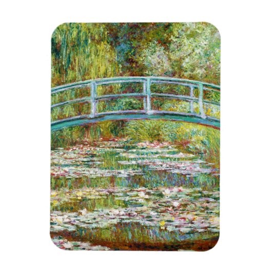 De Japanse brug 1899 Claude Monet Magneet (Verticaal)