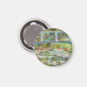 De Japanse brug 1899 Claude Monet Magneet (Voorkant / Achterkant)