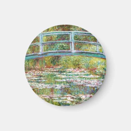 De Japanse brug 1899 Claude Monet Magneet (Voorkant)