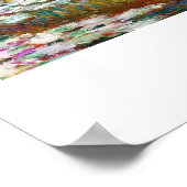 De Japanse brug 1899 Claude Monet Poster (Hoek)