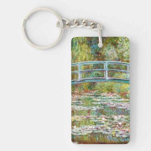 De Japanse brug 1899 Claude Monet Sleutelhanger (Voorkant)