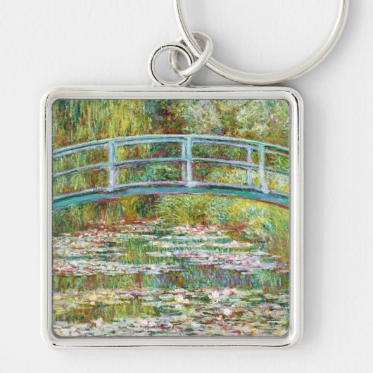 De Japanse brug 1899 Claude Monet Sleutelhanger (Voorkant)