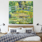 De Japanse Brug - Claude Monet Canvas Afdruk (Insitu (Slaapkamer))
