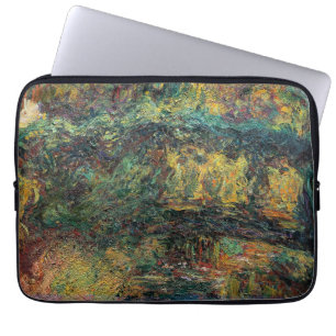 De Japanse brug - Claude Monet Laptop Sleeve