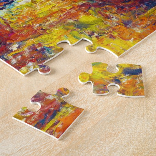 De Japanse brug Claude Monet Legpuzzel (Zijkant)