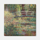 De Japanse brug Claude Monet Magneet (Voorkant)