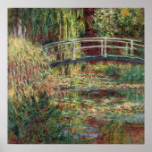 De Japanse brug Claude Monet Poster (Voorkant)