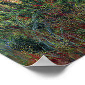 De Japanse brug Claude Monet Poster (Hoek)