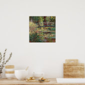 De Japanse brug Claude Monet Poster (Keuken)