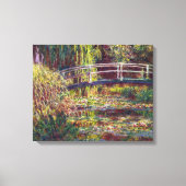 De Japanse Brug Claude Monet schilderij Canvas Afdruk (Voorkant)