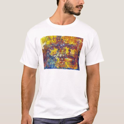 De Japanse brug Claude Monet T-shirt (Voorkant)