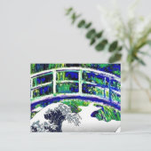 De Japanse brug, de golf, de fijne Art Parody Briefkaart (Staand voorkant)