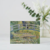 De Japanse brug van Claude Monet Briefkaart (Staand voorkant)