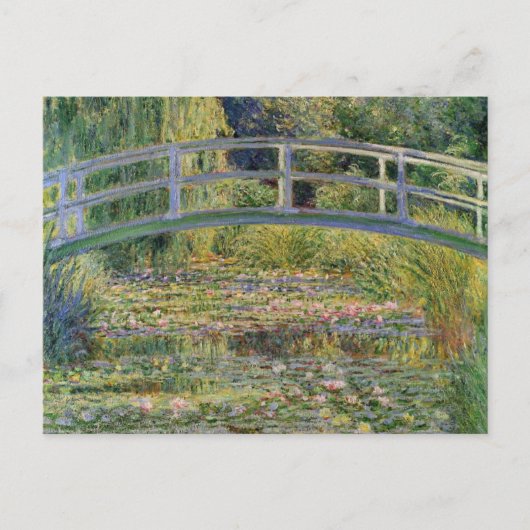 De Japanse brug van Claude Monet Briefkaart (Voorkant)