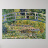 De Japanse brug van Claude Monet Poster (Voorkant)