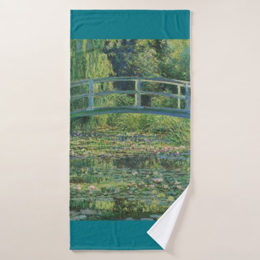 De Japanse brug (Water-Lily Pond), Monet Badhanddoek (Badhanddoek)