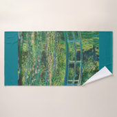 De Japanse brug (Water-Lily Pond), Monet Badhanddoek (Badhanddoek)