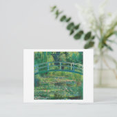 De Japanse brug (Water-Lily Pond), Monet Briefkaart (Staand voorkant)