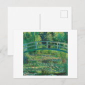 De Japanse brug (Water-Lily Pond), Monet Briefkaart (Voorkant / Achterkant)