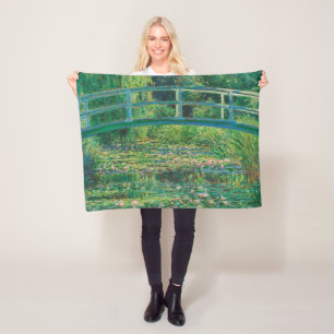 De Japanse brug (Water-Lily Pond), Monet Fleece Deken