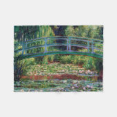 De Japanse brug (Water-Lily Pond), Monet Fleece Deken (Voorkant (Horizontaal))