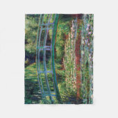 De Japanse brug (Water-Lily Pond), Monet Fleece Deken (Voorkant)