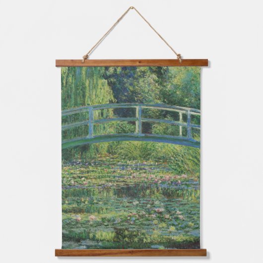 De Japanse brug (Water-Lily Pond), Monet Hangend Wandkleed (Voorkant)
