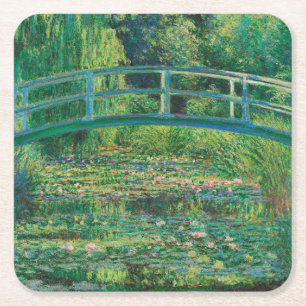 De Japanse brug (Water-Lily Pond), Monet Kartonnen Onderzetters