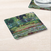 De Japanse brug (Water-Lily Pond), Monet Kartonnen Onderzetters (Schuin)